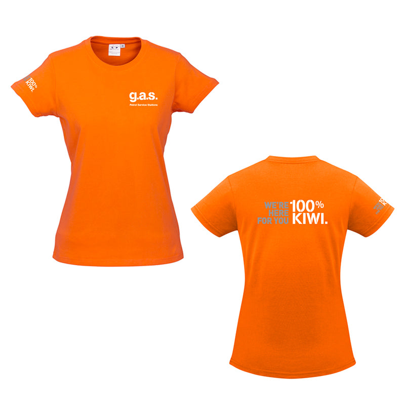 GAS Ladies Orange T-Shirt 8