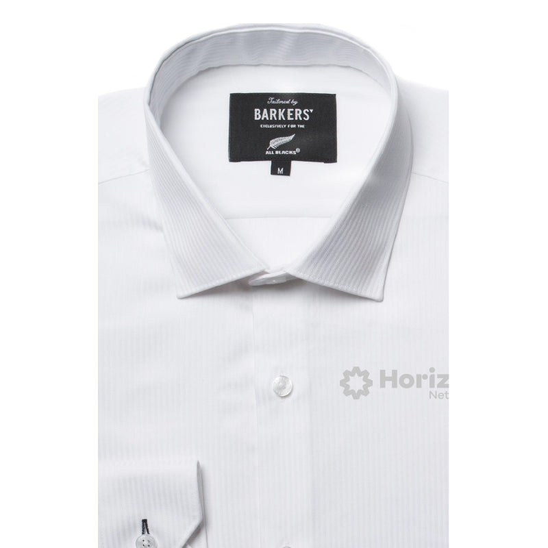 Mens Luxe Long Sleeve Shirt - White XS