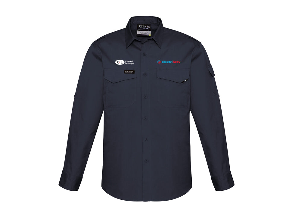 L/S Unisex Workshirt (ElectriServ and Caldwell Levesque) 5XL