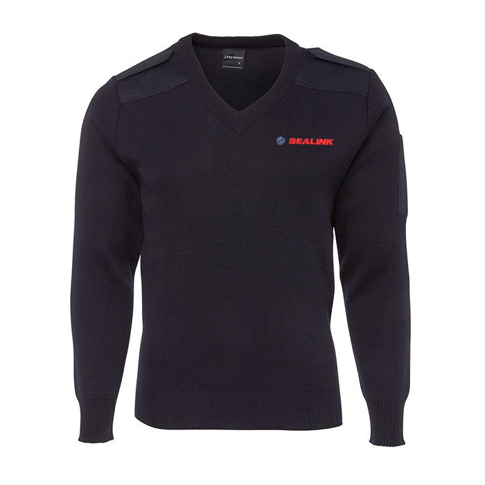 Sealink Navy Crew Jumper