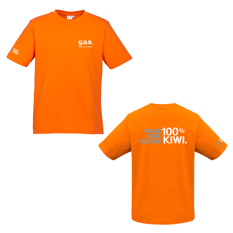 GAS Men Orange T-Shirt XL