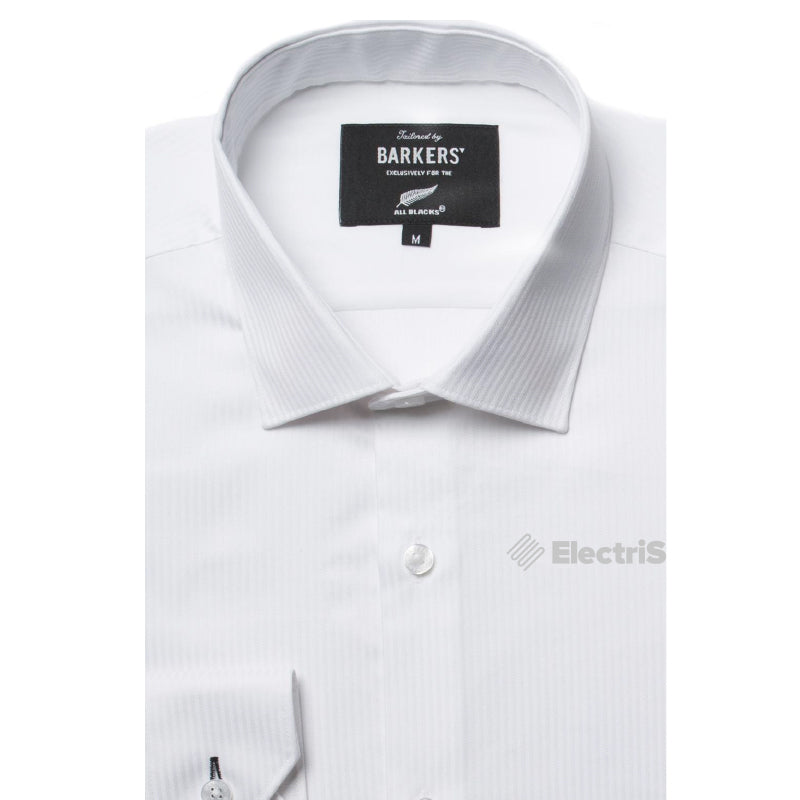 Mens Luxe Long Sleeve Shirt - White XS