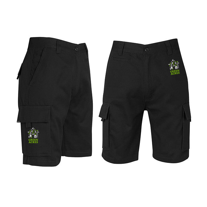 GA Mens Black Shorts