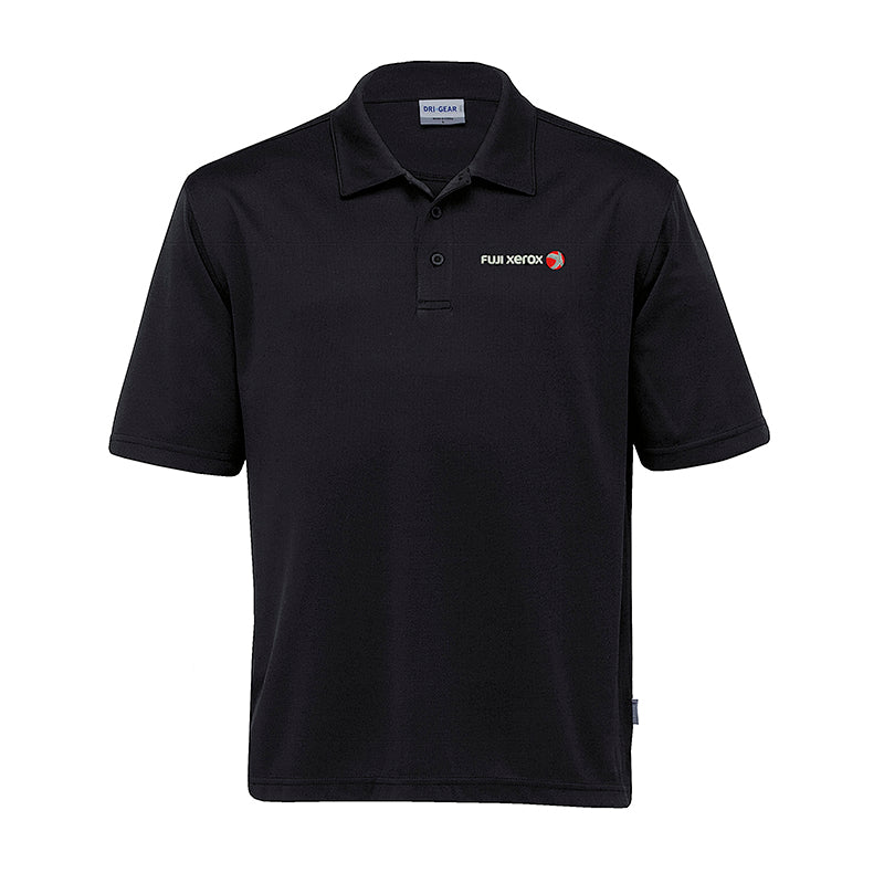 FUJI XEROX MENS DRI FIT POLO WITH PRINTED LOGO