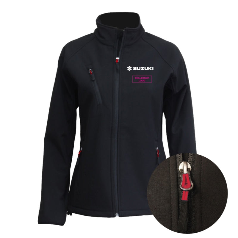 <p>Suzuki Dealers<p/> Softshell Jacket - Ladies