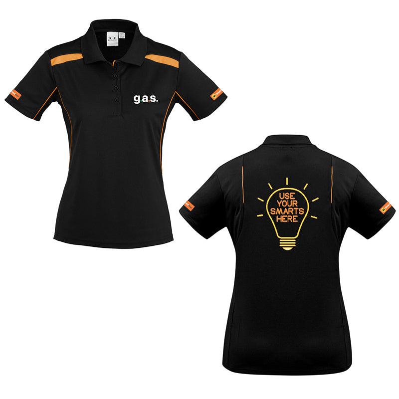 Ladies United Short Sleeve Polo 10- AA Smart Fuel Participating