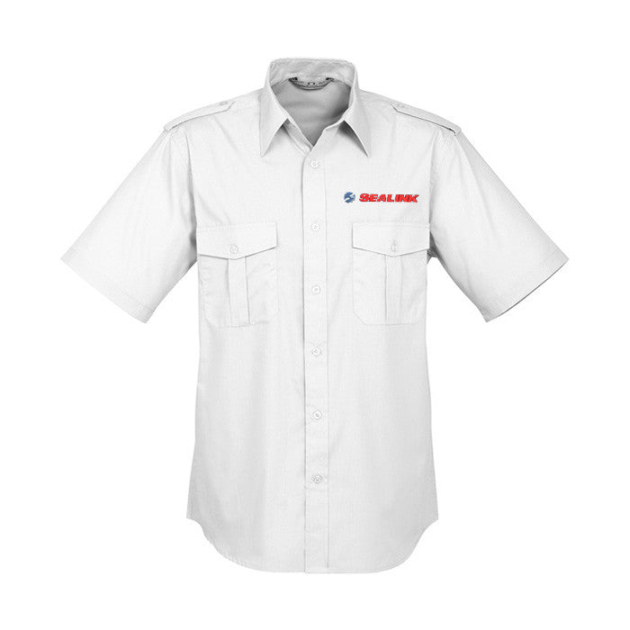 Sealink Mens SS Epaulette Shirt