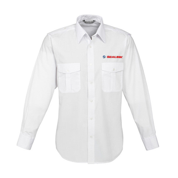 Sealink Mens L/S Epaulette Shirt