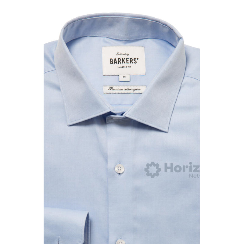 Mens Luxe Long Sleeve Shirt- Blue