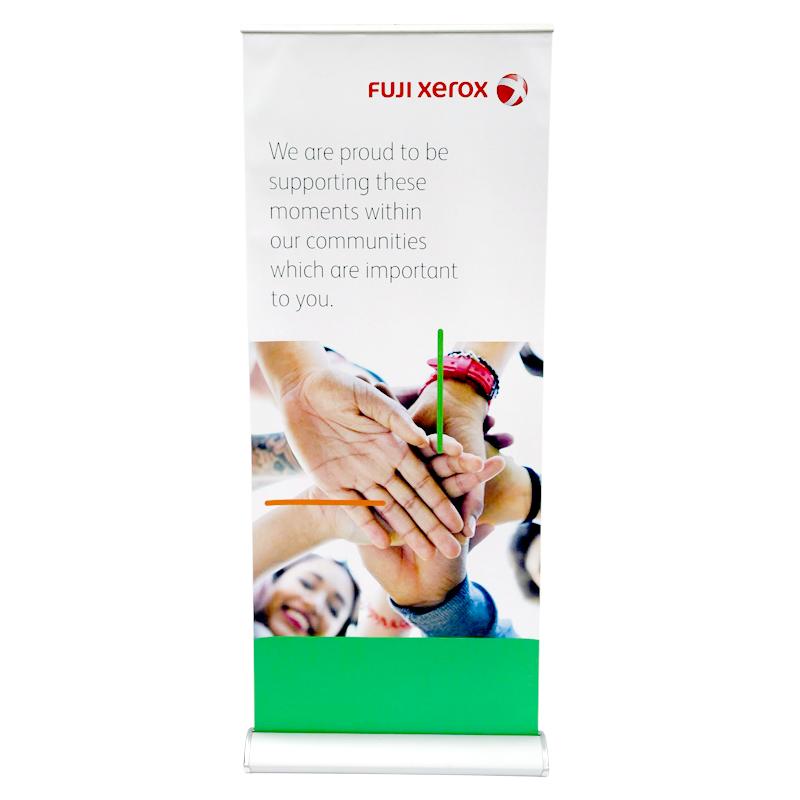 SUPPORTING COMMUNITIES BANNERSTAND - GREEN