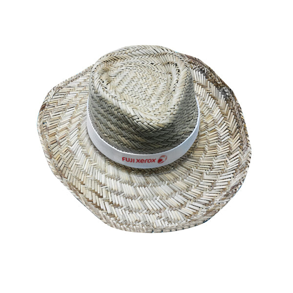Fuji Xerox Straw Colour  Wide Brim Sun Hat (Pack of 2)