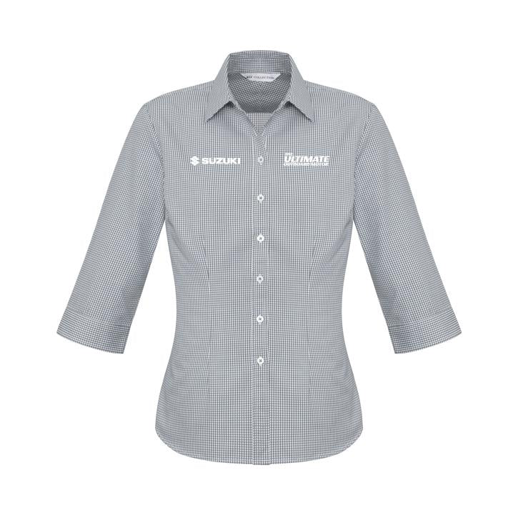 Ladies Ellison 3/4 Sleeve Shirt (Marine)