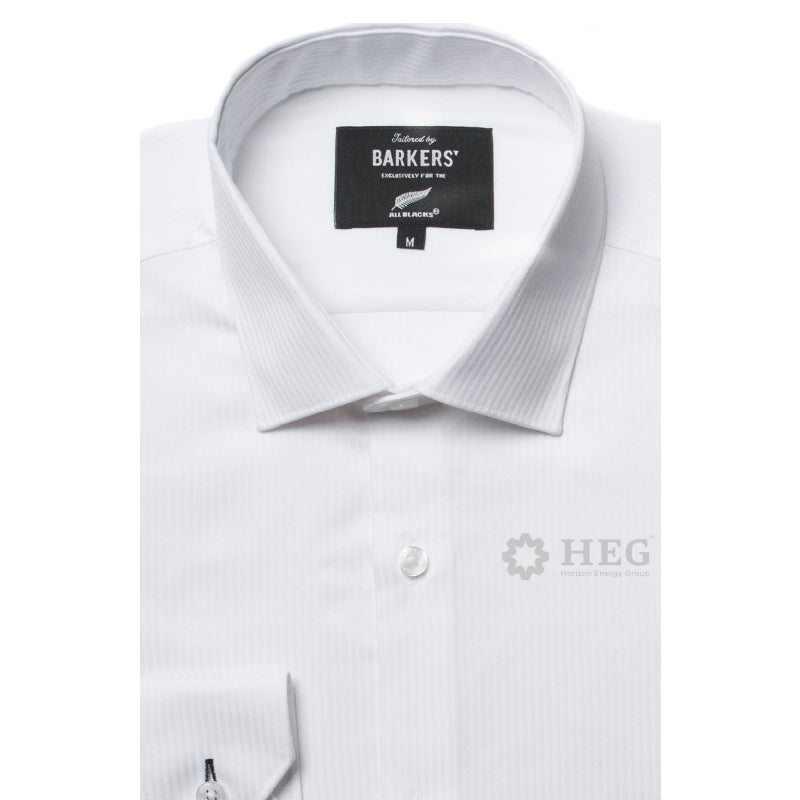 Mens Luxe Long Sleeve Shirt - White XS